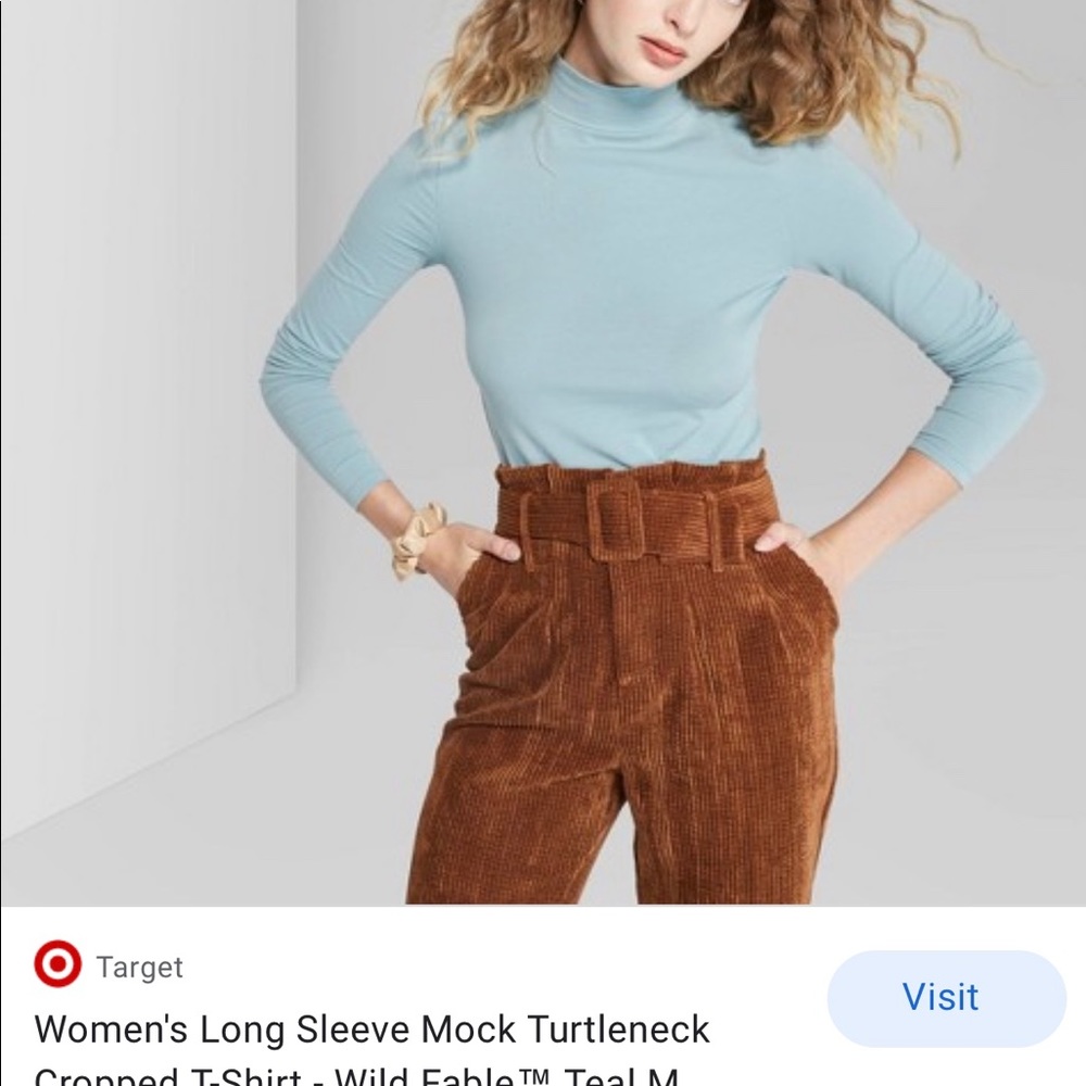Women’s Long Sleeve Mock Turtleneck